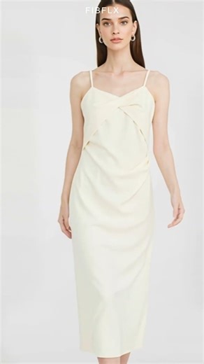 White Graduation Dress | Understated Midi & Sleeveless Dresses for Women - Fibflx