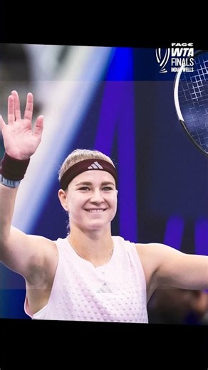FAGE WTA Finals Indian Wells confirmed 👊Karolina Muchova takes the final place on #TheUltimateStage!