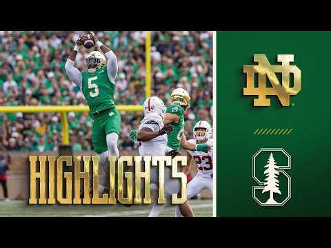 Highlights vs Stanford (10.10.26) | Notre Dame Football