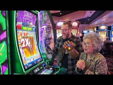 Lady Leaves Her Machine to Watch Me Win BIG on Monopoly!