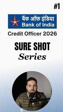 Bank of India Credit Officer Sure Shot Series #1 | IRAC Norms