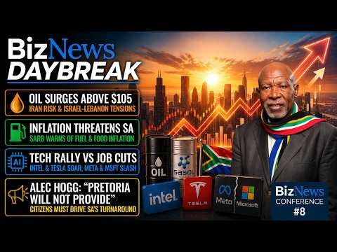 BN Daybreak: Oil rises; SARB Governor on SA inflation; and Intel/Tesla gains; Sasol; Teledyne