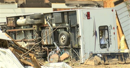 Friday tornado in Ringle destroys family's home and RV used for son's medical trips