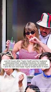 Just 24 hours after Taylor Swift and her husbandcelebrated their wedding milestone, he ad