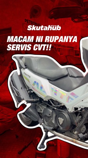 Jom layan servis CVT SYM ADXTG 400. #sym #adxtg400 #cvt #skutahub