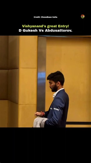 Vishyanand's great Entry! A clash between Gukesh and Abdusattorov.#gukesh #dommarajugukesh #chess