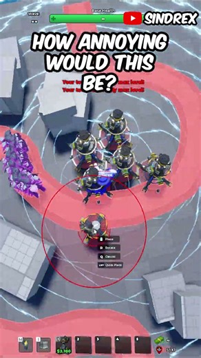 How Annoying Would This Be In Game? 😭 #roblox #tds #towerdefensesimulator #robloxtds #pulsetrooper