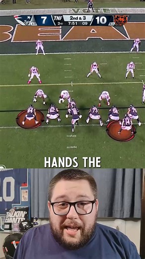 Bears tried to hand the ball off to an offensive lineman