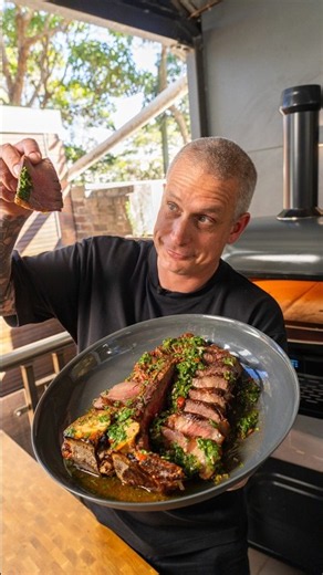 What do I cook in my @gozney Dome XL (Gen 2)? Porterhouse Steak with Chimichurri.