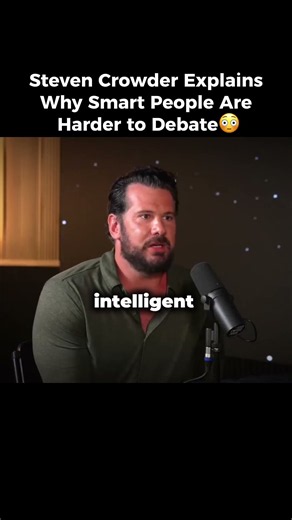 Steven Crowder Explains Why Smart People Are Harder to Debate😳