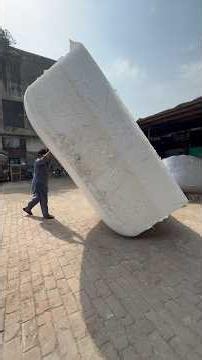 White Foam: The Amazing Process of Giant Block Making Manufacturing