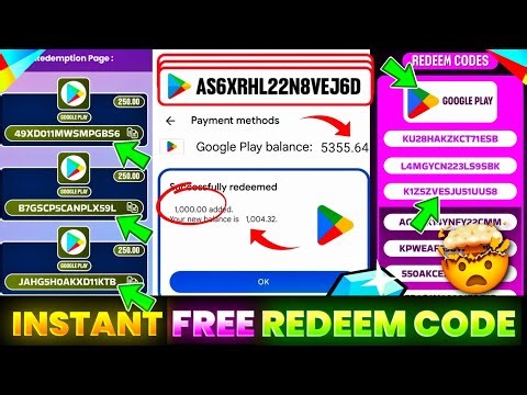 FREE REDEEM CODE | FREE REDEEM CODE APP | FREE GOOGLE PLAY REDEEM CODE APP | FREE REDEEM CODES 2026