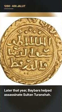 How a Former Slave Became Sultan of Egypt in 1260 #Shorts