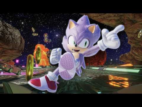Hyper Movie Sonic in Sonic Racing Crossworlds Mod | Special Edition Mod
