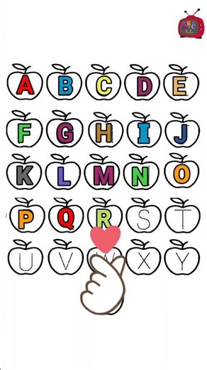 ABCD Song 🍎 | A for Apple Alphabet Song | Fun ABC Song for Kids #Shorts