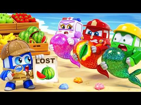 The Mermaid Turned Into a Thief ❓ Who Stole the Watermelon? 🍉 | RoboRush Kids