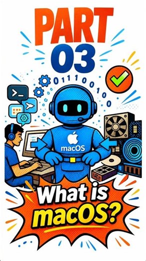 PART-4 | What is macOS? | #macOS #Apple #Tech #MacBook #OS