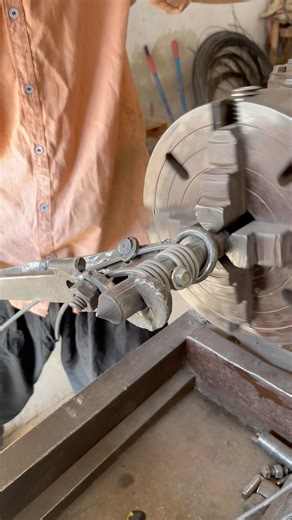 Vintage Lathe Double Spring Making | Simple Steel Wire Heavy Duty Spring #youtubeshorts