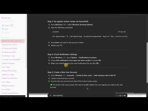 How to Fix the Windows 10 Action Center Not Opening