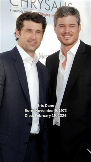 Eric Dane & Patrick Dempsey -Friends/Cast From Grey’s Anatomy❤️#ericdane #patrickdempsey #fy #shorts