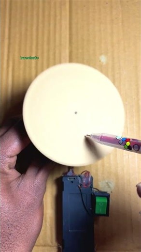 Satisfying art Machine | Diy Science Project #satisfying #dcmotor #project #scienceproject
