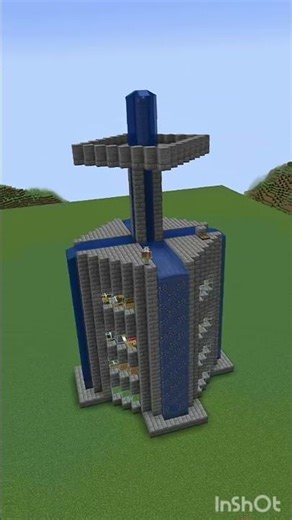 Minecraft water house build battle - noob vs pro vs Hacker vs God #minecraft #short