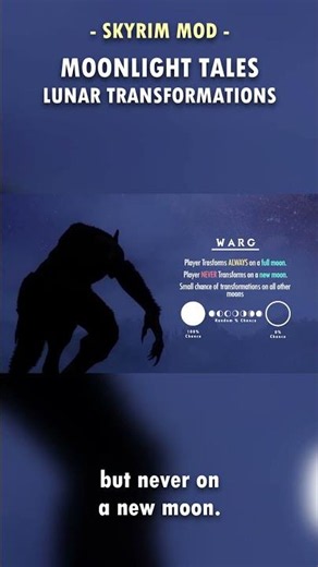 The Moon FINALLY Controls Your Skyrim Werewolf Form! 🌕