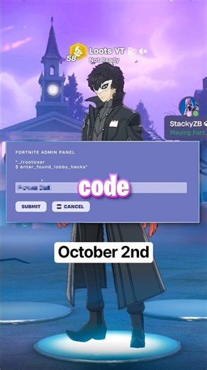 Jump Scare your Duo with this *NEW* Admin Panel Code! #fortnite #fypシ゚viral