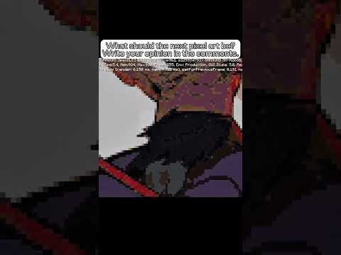 I created Primal pixel art in Minecraft
