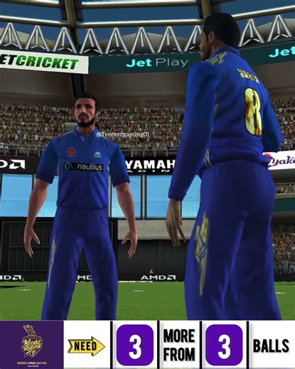 High voltage last over MI vs KKR Bumrah on fire🔥/Real cricket #shorts #realcricket22 #youtubeshorts