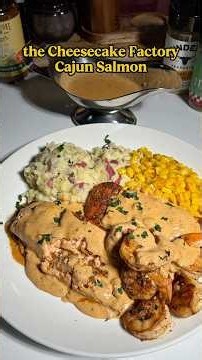 Cheesecake Factory Cajun Salmon at Home 🍽️ #cookingshorts #recipe #cheesecakefactory