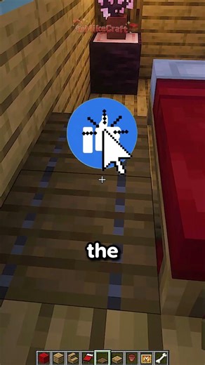 How to SLEEP with your PUPPY in MINECRAFT! #minecraft #shorts