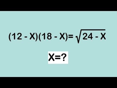 A Nice Algebra Question l Only 2% Find Correct solution l math olympiad 