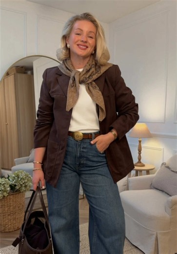 Smart Casual Autumn Outfit: The Perfect Jeans & Blazer Look