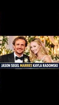 Jason Segel Marries Kayla Radomski, Taylor Swift’s Former Backup Dancer Wed
