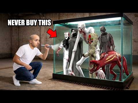 I Bought The SCARIEST SCP Creatures Off The Web...