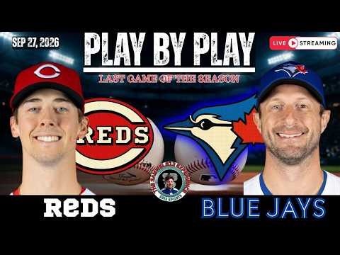 🧢 LIVE: Toronto Blue Jays vs Cincinnati Reds MLB | Play by Play & Reactions!