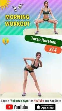 Quick Wake-Up #morningworkout – #fullbodyexercise ⁩@RobertasGym #homeworkout #weightloss