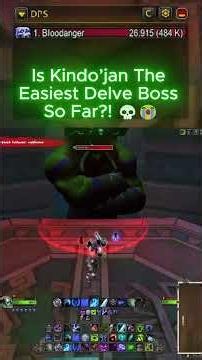 Is Kindo’jan The EASIEST Delve Boss Ever?! 💀😭 #shorts #youtubeshorts #wow #worldofwarcraft a