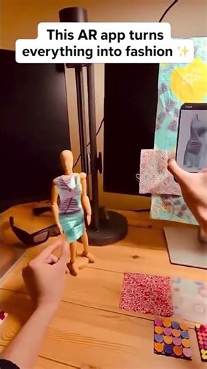 This AR App Turns Anything Into Fashion #shorts
