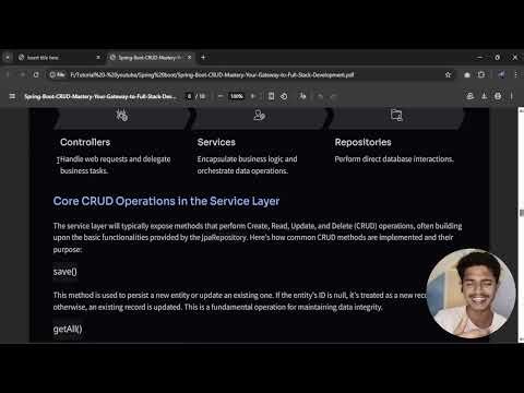 Spring Boot + JSP + MySQL Integration | Connect Database & Build CRUD Web App - part 15