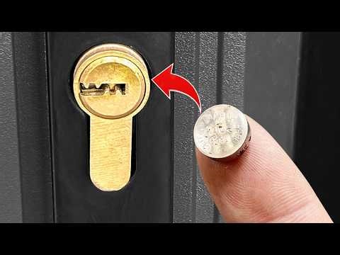 Just insert the battery into your door lock! Every house needs this and no one does it!