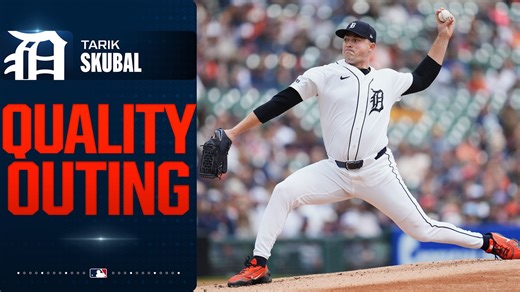 ACE FORM! Tarik Skubal takes a no-no into the 6th, strikes out 7 for the Tigers 💪 | MLB Highlights