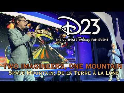 Two Imagineers, One Mountain (Space Mountain De la Terre à la Lune) Panel | D23: TUDFE 2026