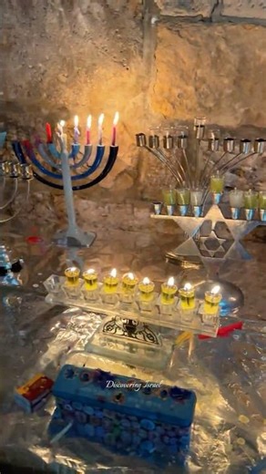 Hanukkah Lights in the Jewish Quarter of the Old City of Jerusalem, Israel 2025