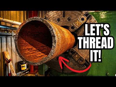 How We Thread 30ft Drill Rods (Wild Megabore Setup!)