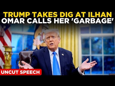 Donald Trump LIVE: Trump Torches Ilhan Omar Over Controversial Remarks | US News LIVE