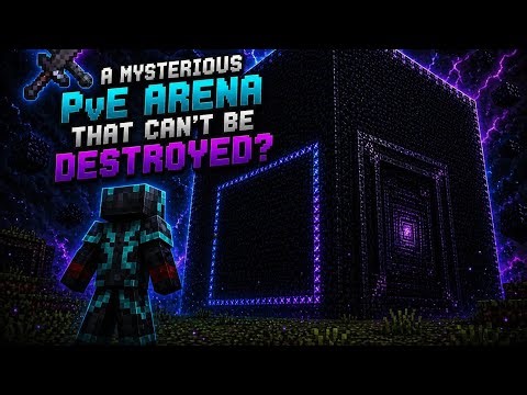 I Tried Building My Custom Unbreakable PvE Arena in Minecraft Bedrock..