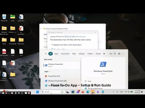 Running a Flask To-Do List App | Step-by-Step Project Demo