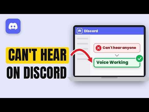 How to Fix Discord When You Can't Hear Anyone (Step by Step)